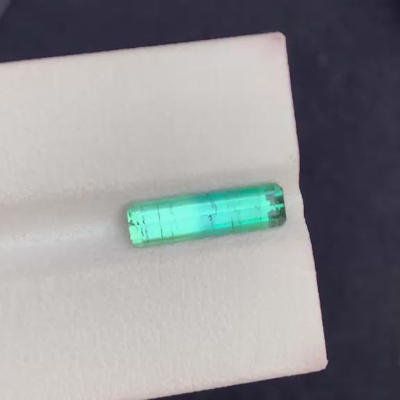 Natural Bicolour Tourmaline 1.96 Ct Afghanistan Loose Gemstone Slightly Included Untreated