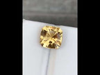 Natural Citrine 5.85 Ct Cushion Cut Loose Gemstone | Eye Clean African Citrine | Untreated Golden Yellow Gem | Fine Jewelry Stone