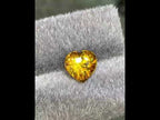 Natural Sphene 3.32 Ct Heart Cut Loose Gemstone | VS Madagascar Titanite | Untreated Rare Collector Jewelry Gem