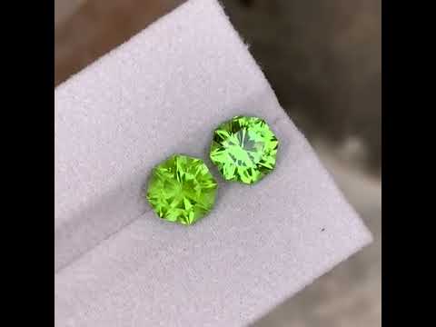Natural Peridot 4.60 Ct Pakistan Green Loose Gemstone | Untreated August Birthstone