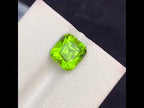 Natural Peridot 3.65 Ct Loose Gemstone | Pakistan Green Peridot | Cushion Cut Untreated Gem | August Birthstone Jewelry Stone