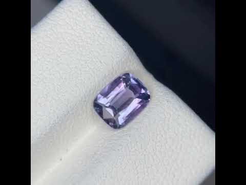 Greyish Purple Natural Tanzanian Spinel Gemstone, 1.65 Carats, Gems For Jewelry