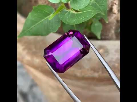 Natural Brazilian Amethyst 14.72 Ct Loose Gemstone | Eye Clean Purple Amethyst | Untreated Fine Jewelry & Collector Stone
