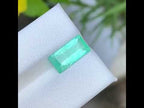Zambian Natural Bluish Emerald Gemstone, 2.89 Carats, Emerald Ring