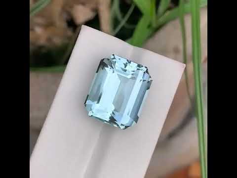 Natural Aquamarine 23.59 Ct Eye Clean Loose Gemstone | Pakistan Aquamarine | Untreated Fine Jewelry Collector Gem