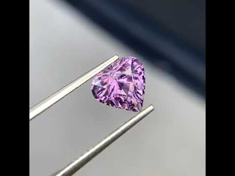 Pink Heart Shape Natural Spinel Gemstone, Weight: 2.57 Carats, Loose Gemstone