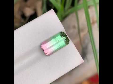 Natural Bi-Colour Tourmaline 5.49 Ct Loose Gemstone | VSI Afghanistan Tourmaline | Untreated Collector Fine Jewelry Gem