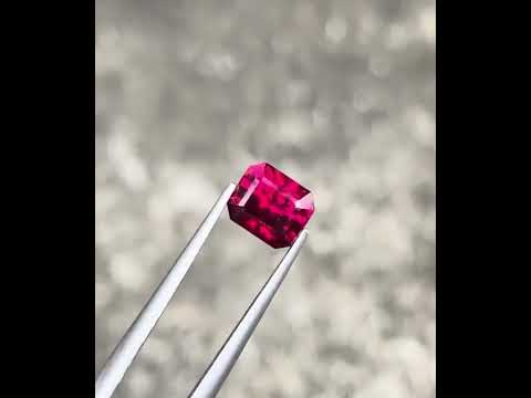 Natural Garnet 1.97 Ct Octagon Custom Precision Cut | VVS African Loose Gemstone | Untreated Garnet | Fine Jewelry Stone