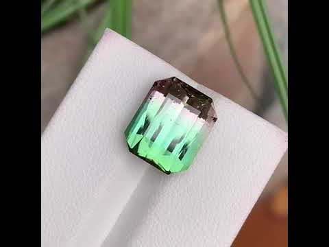 Natural Bi-Colour Tourmaline 8.65 Ct Loose Gemstone | SI Clean Afghanistan Tourmaline | Untreated Fine Jewelry Gem