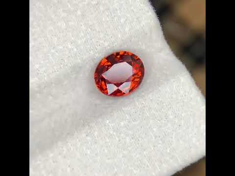 Natural Spessartite Garnet 2.79 Ct Loose Gemstone | Eye Clean Madagascar Garnet | Untreated Orange Garnet | Fine Jewelry Gem