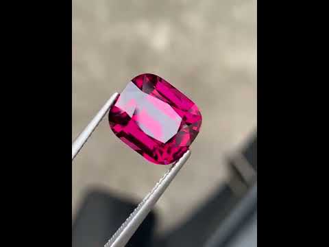 8.15 Ct Natural Umbalite Garnet Gemstone Faceted Loose Gem Loupe Clean Pink Garnet