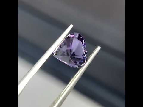 Natural Purple Heart Shape Spinel Gemstone For Making Rings, 2.56 Carats Loose Gemstone For Jewelry