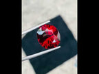 Certified Natural Rhodolite Garnet 16.70 Ct Oval Loose Gemstone | Untreated Rhodolite Garnet | Large Collector Jewelry Stone