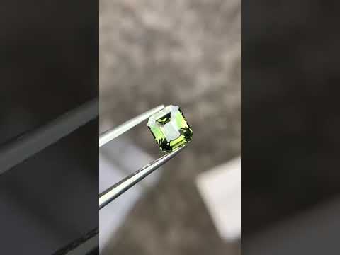 Natural Olive Green Sapphire 1.60 Ct Unheated Loose Gemstone Eye Clean Rare Sapphire From Sri Lanka