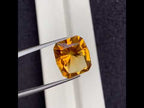 Natural Mandarin Citrine 13.33 Ct Fancy Cut Loose Gemstone | Loupe Clean Brazilian Citrine | Untreated Orange Fine Jewelry Gem