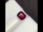 Deep Red Natural Spinel Gemstone, 1.37 Carats, Burma Loose Stone for Jewelry