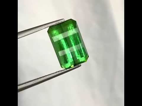 Natural Green Tourmaline 8.55 Ct Pixel Cut Loose Gemstone | VVS Afghanistan Tourmaline | Untreated Fine Jewelry Gem