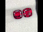 Natural Rhodolite Garnet Pair 3.60 Ct Loupe Clean Loose Gemstones | Madagascar Matching Pair | Untreated Fine Jewelry Gems