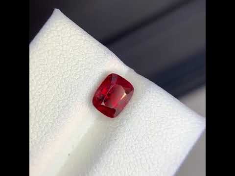 Red Berry Natural Spinel Gemstone For Ring, 1.76 Carats, Burma Origin, Loose Gemstone