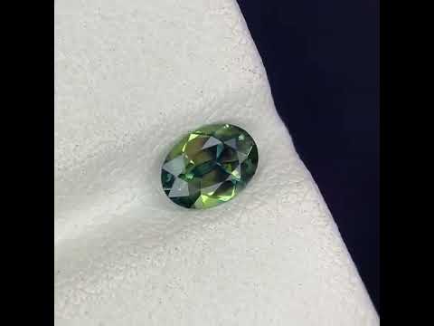 Natural Parti Sapphire 0.75 Ct Loose Gemstone | Oval Heated Sri Lanka Sapphire | Eye Clean Multi Color Gem | Jewelry Making Stone