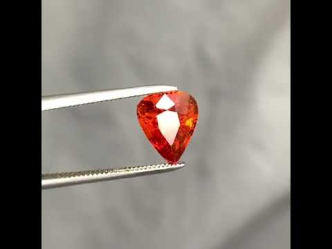 Natural Spessartite Garnet 2.75 Ct Loose Gemstone | Eye Clean Madagascar Garnet | Untreated Orange Garnet | Fine Jewelry Stone