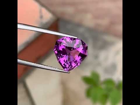 Natural Purple Amethyst 6.60 Ct Loose Gemstone | Loupe Clean Brazil Amethyst | Untreated Fine Jewelry Stone | Collector Gem