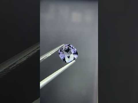 stunning Natural Purplish Gray Spinel  Stone 1.44 Ct Loose Gemstone Cushion Cut AA Clean From Tanzania