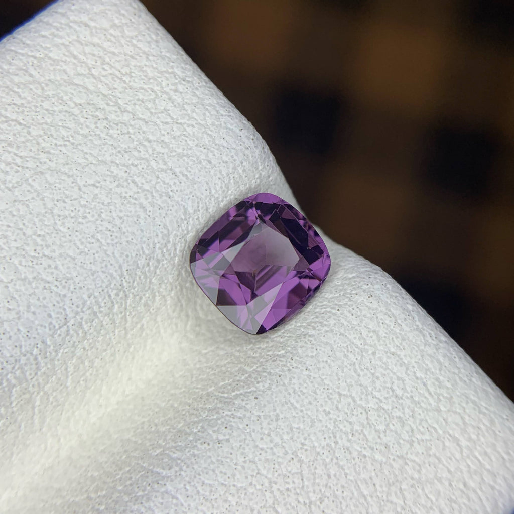 Natural Purple Spinel 1.20 Ct Loose Gemstone | Eye Clean Sri Lanka Spinel | Untreated Purple Gem | Fine Jewelry Stone