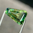 Natural Teal Sapphire 1.71 Ct Triangular Custom Precision Cut | VVS Heated Madagascar Sapphire | Loose Gemstone for Jewelry