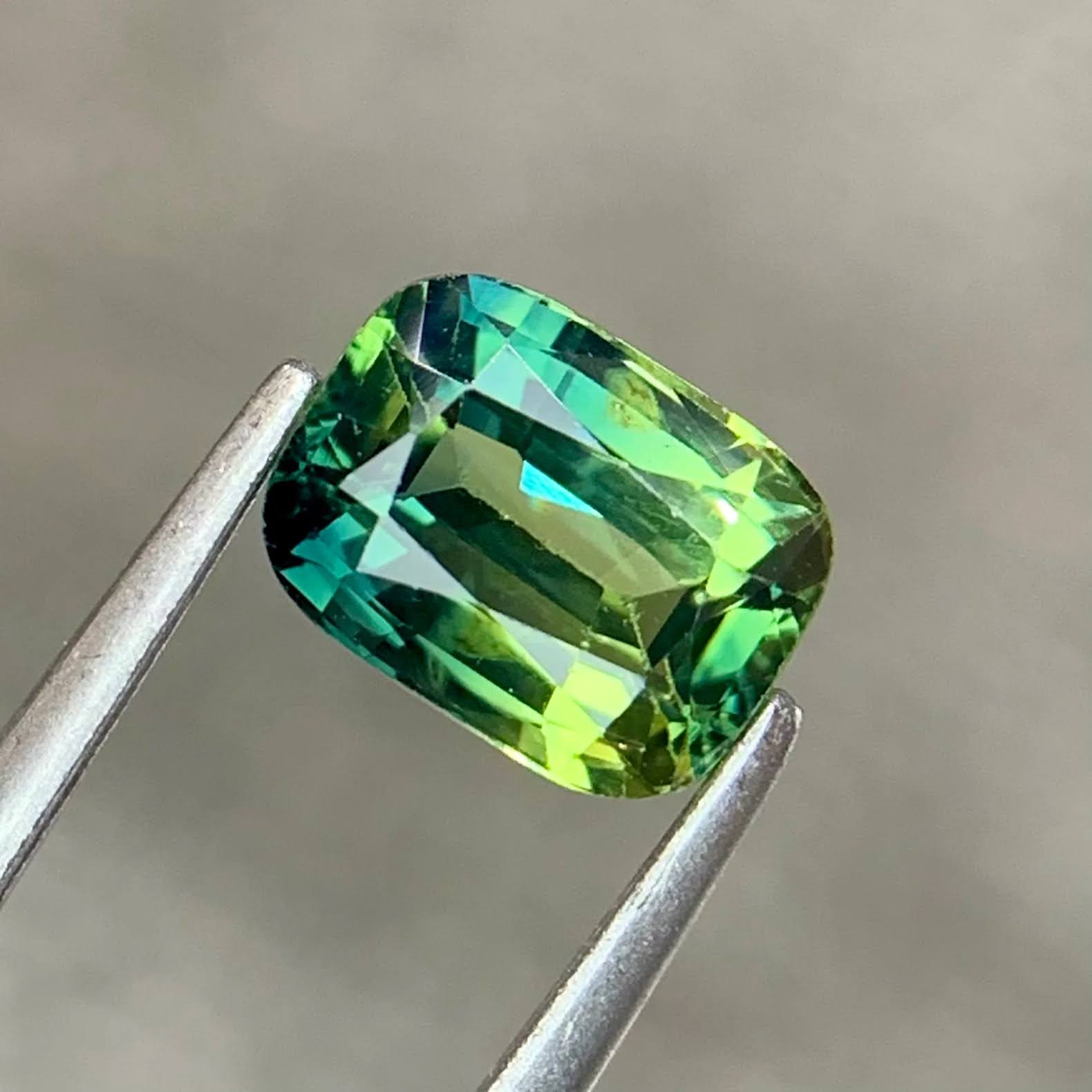 Natural Parti Sapphire 1.59 Ct VVS Cushion Cut Loose Gemstone | Madagascar Fancy Cushion Sapphire | Untreated Fine Gem