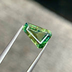 Natural Teal Sapphire 1.71 Ct Triangular Custom Precision Cut | VVS Heated Madagascar Sapphire | Loose Gemstone for Jewelry