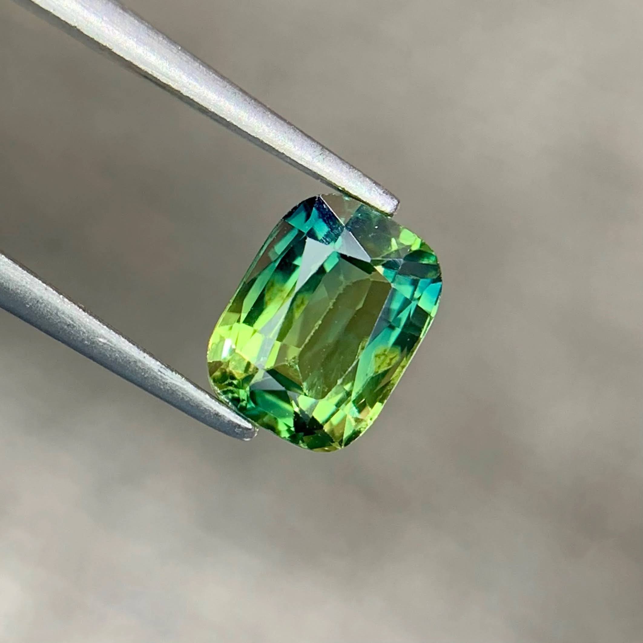 Natural Parti Sapphire 1.59 Ct VVS Cushion Cut Loose Gemstone | Madagascar Fancy Cushion Sapphire | Untreated Fine Gem