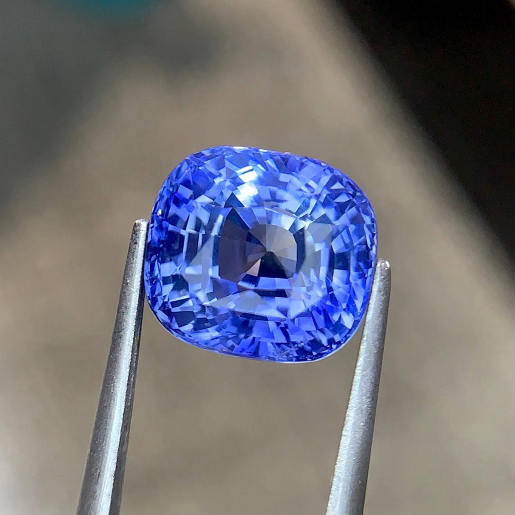 Natural Sri Lanka Sapphire 6.12 Ct Cushion Cut Loose Sapphire Gemstone Eye Clean Untreated Blue Sapphire  Etsy Description