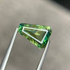 Natural Teal Sapphire 1.71 Ct Triangular Custom Precision Cut | VVS Heated Madagascar Sapphire | Loose Gemstone for Jewelry