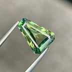 Natural Teal Sapphire 1.71 Ct Triangular Custom Precision Cut | VVS Heated Madagascar Sapphire | Loose Gemstone for Jewelry