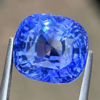 Natural Sri Lanka Sapphire 6.12 Ct Cushion Cut Loose Sapphire Gemstone Eye Clean Untreated Blue Sapphire  Etsy Description