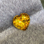 Natural Sphene 3.32 Ct Heart Cut Loose Gemstone | VS Madagascar Titanite | Untreated Rare Collector Jewelry Gem