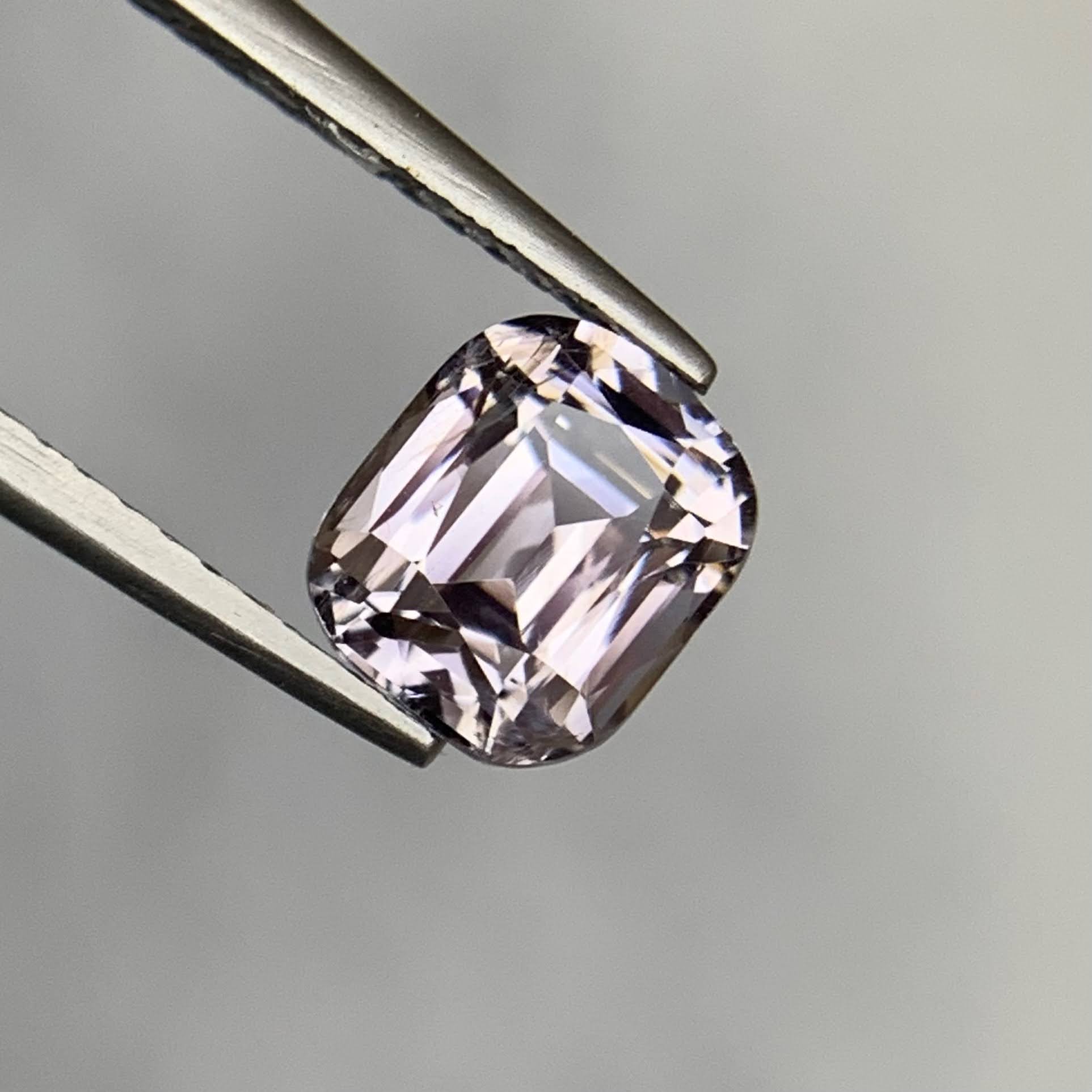 Natural Gray Purple Spinel 1.90 Ct VVS Loose Gemstone | Burma Spinel | Untreated Rare Fine Jewelry Gem