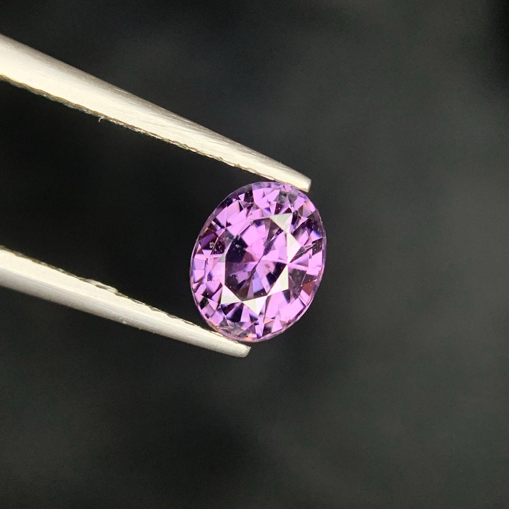 Natural Pinkish Purple Spinel 1.39 Ct Loose Gemstone | Eye Clean Sri Lanka Spinel | Untreated Fine Jewelry Gem