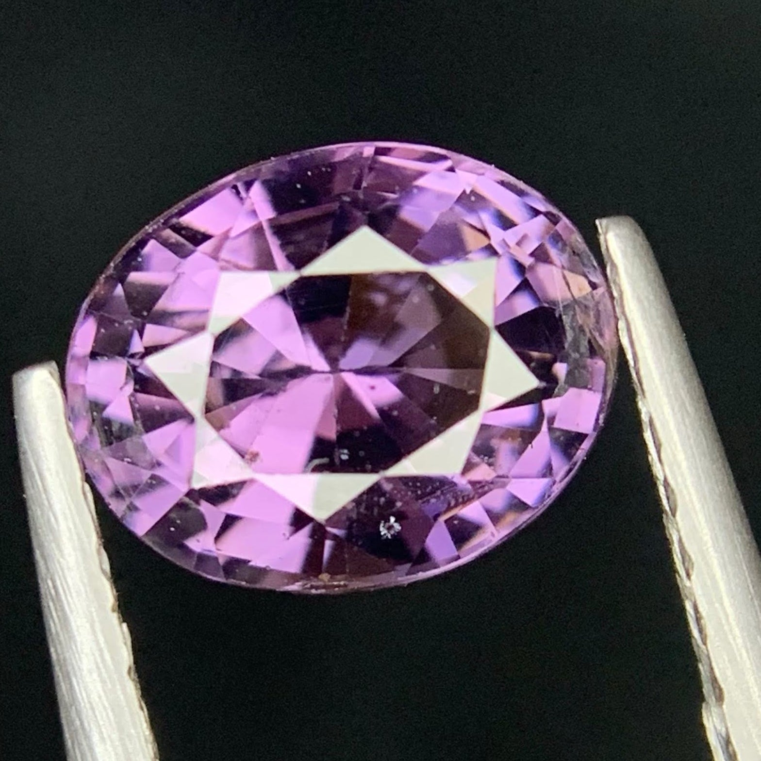 Natural Pinkish Purple Spinel 1.39 Ct Loose Gemstone | Eye Clean Sri Lanka Spinel | Untreated Fine Jewelry Gem Main image
