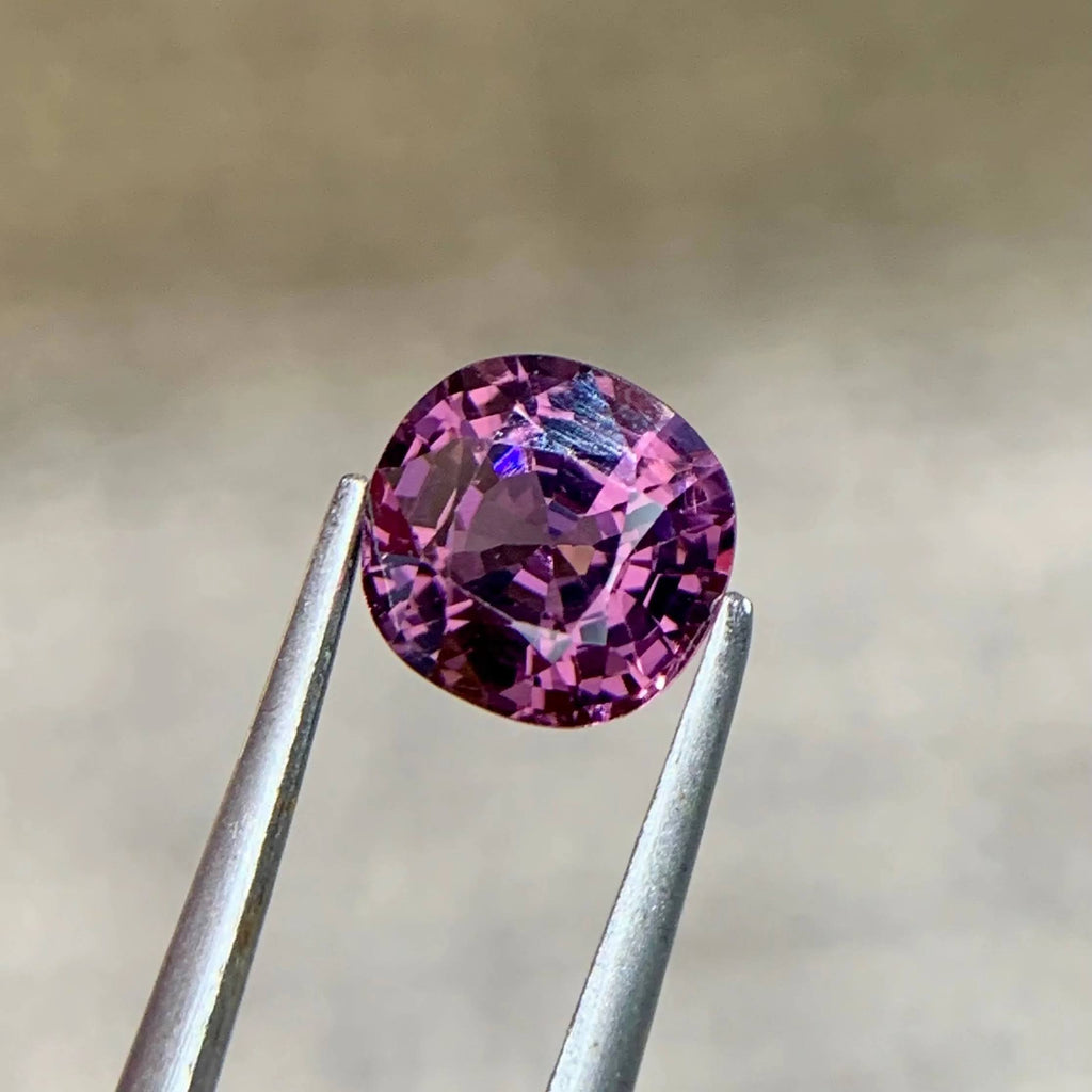 Natural Pink Spinel 1.60 Ct Cushion Cut Loose Gemstone | Burma Spinel VS | Untreated Fine Jewelry Collector Gem