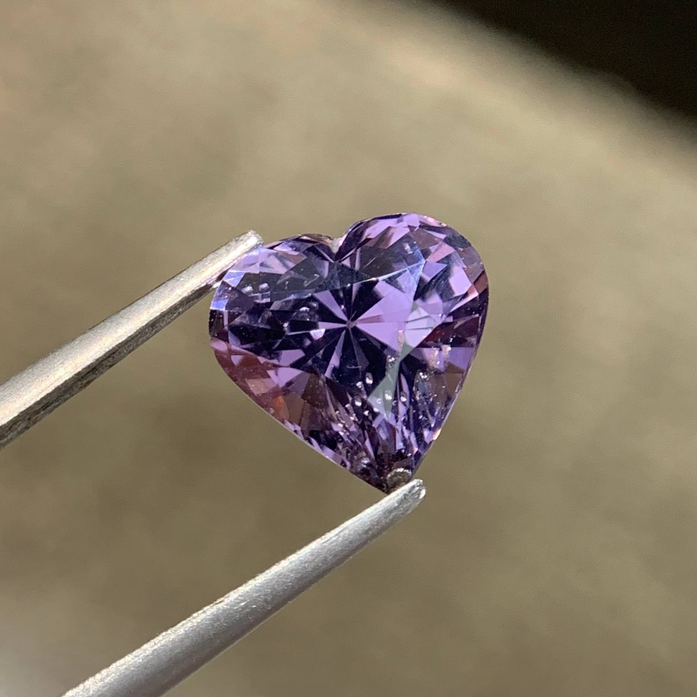 Natural Purple Spinel Heart Shape 2.52 Ct Burma Loose Gemstone | Untreated Heart Cut Spinel | Fine Jewelry Collector Gem