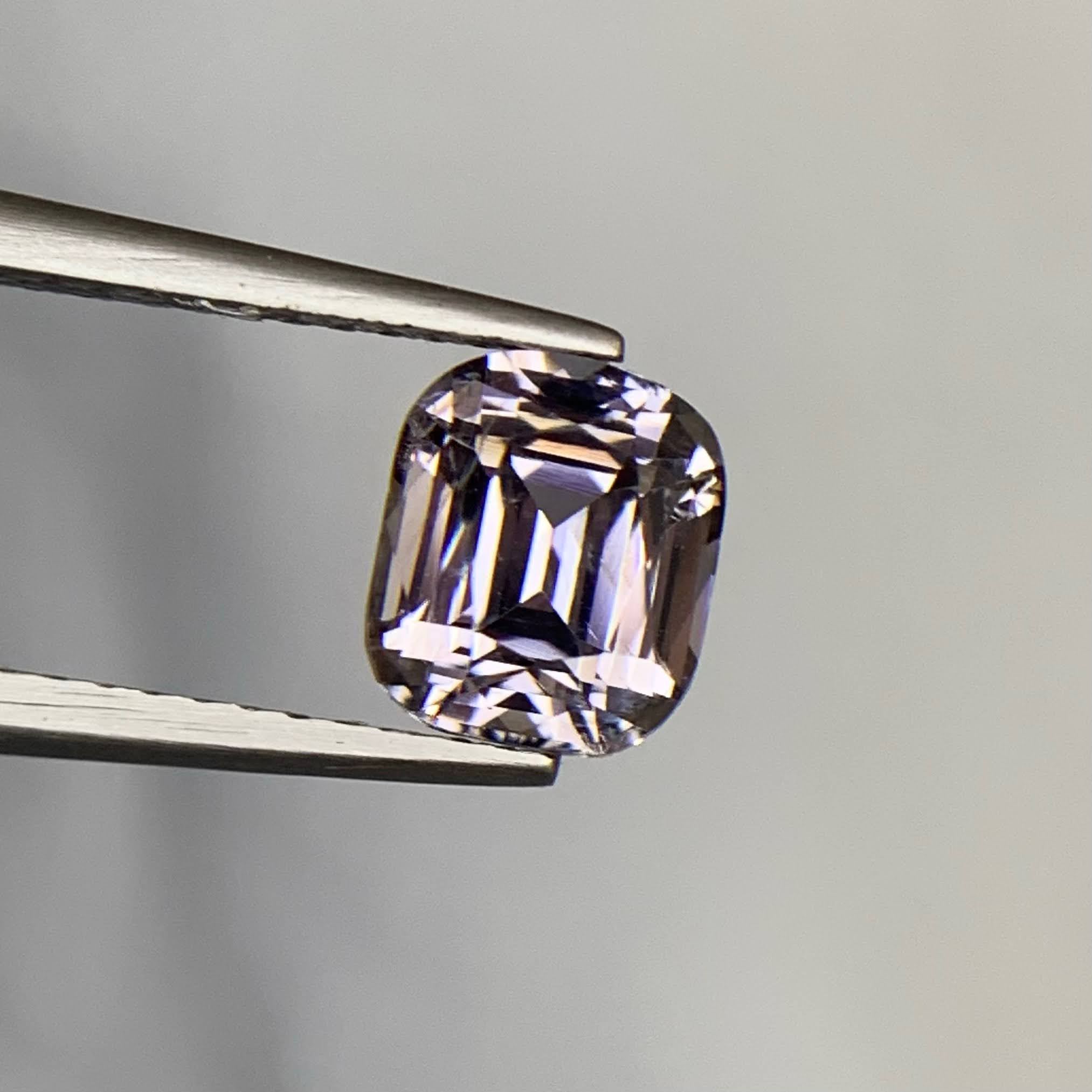 Natural Gray Purple Spinel 1.90 Ct VVS Loose Gemstone | Burma Spinel | Untreated Rare Fine Jewelry Gem