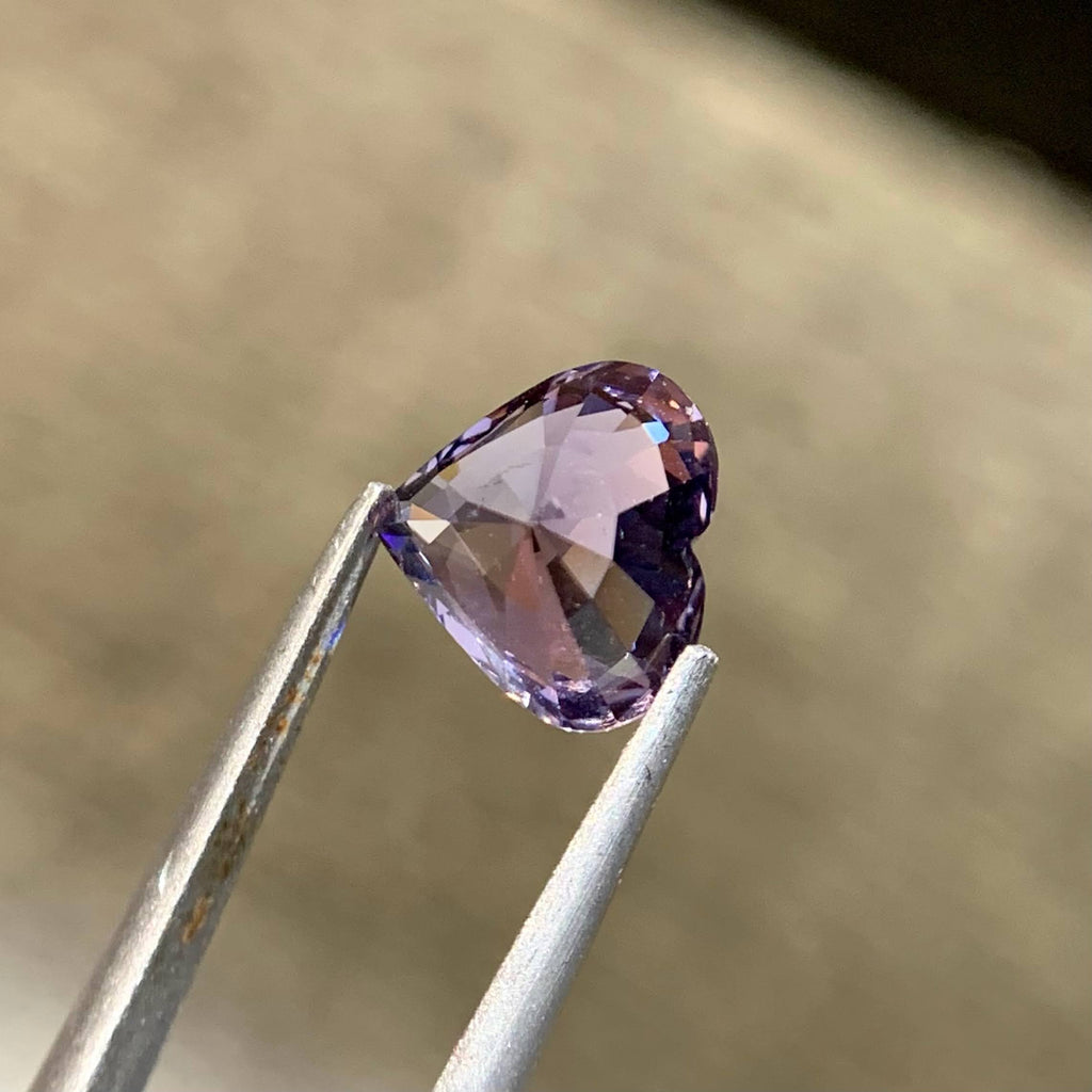 Natural Purple Spinel Heart Shape 2.52 Ct Burma Loose Gemstone | Untreated Heart Cut Spinel | Fine Jewelry Collector Gem