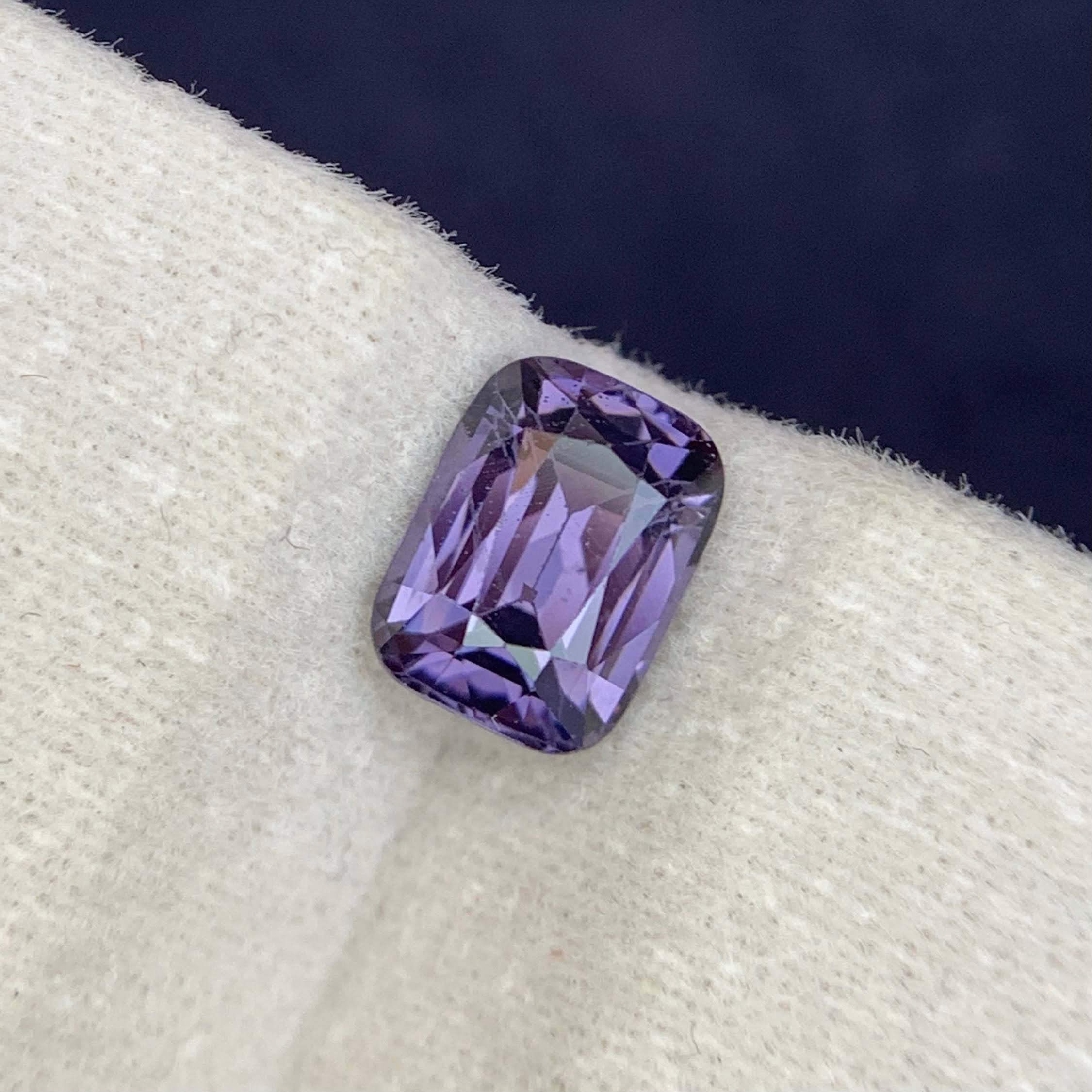 Natural Purple Spinel 1.54 Ct Loose Gemstone | Eye Clean Sri Lanka Spinel | Untreated Purple Gem | Fine Jewelry Making Stone