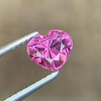 Natural Pink Spinel Heart Shape 1.30 Ct Loose Gemstone | Sri Lanka Spinel SI | Untreated Heart Cut Fine Jewelry Gem