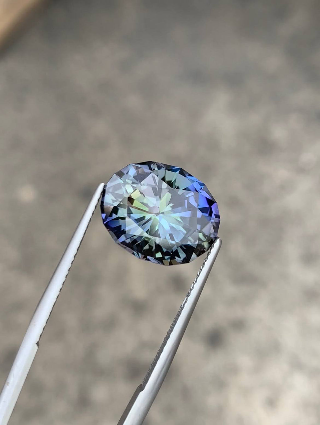 AIG Certified Natural Unheated Tanzanite 8.42 Ct Loose Gemstone | Loupe Clean Tanzania Tanzanite | Rare Collector Gem