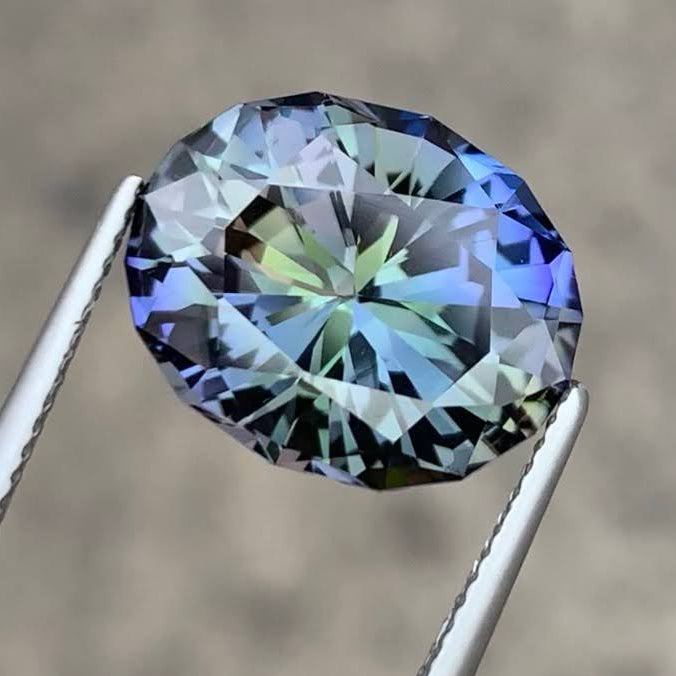 AIG Certified Natural Unheated Tanzanite 8.42 Ct Loose Gemstone | Loupe Clean Tanzania Tanzanite | Rare Collector Gem