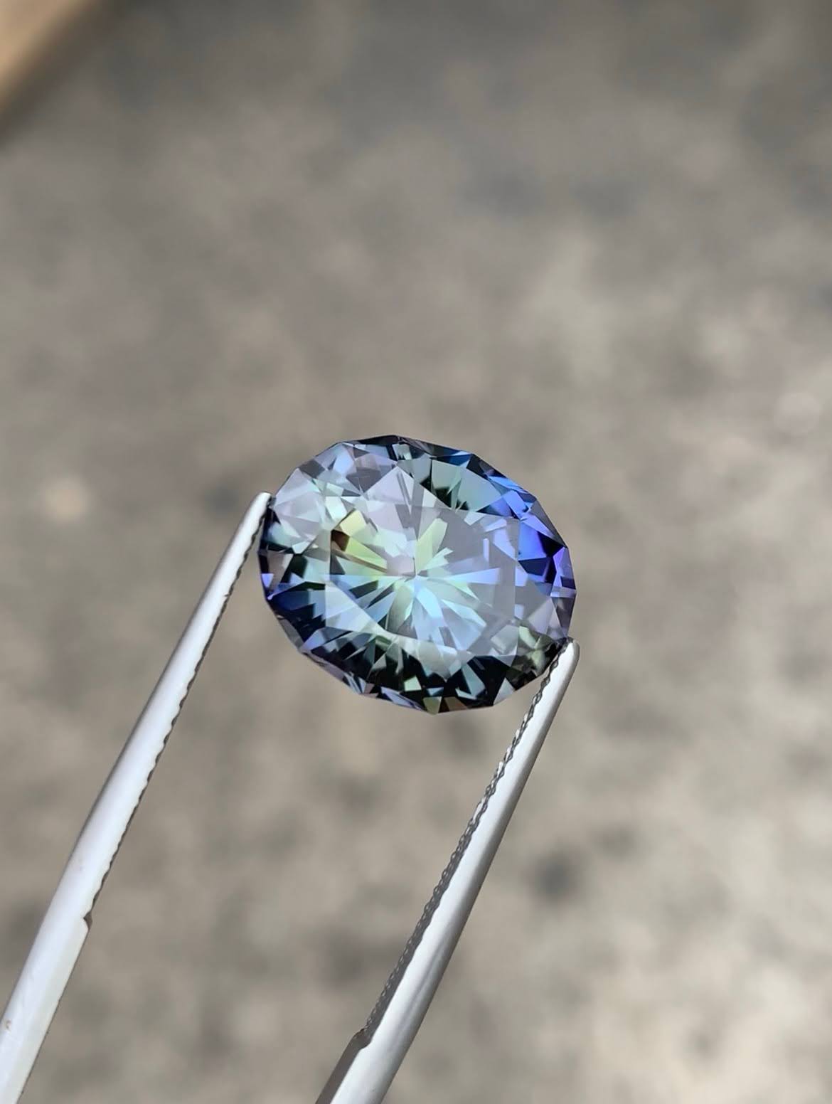AIG Certified Natural Unheated Tanzanite 8.42 Ct Loose Gemstone | Loupe Clean Tanzania Tanzanite | Rare Collector Gem