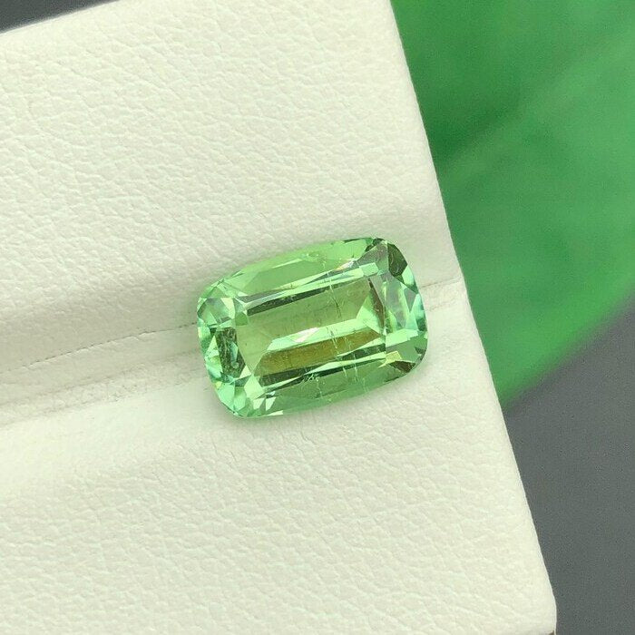 Mint Green Tourmaline Gemstone | 3.20 carats